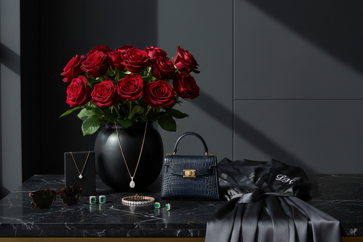 💝 Gifts for Her - Luxury Robes, Roses & Premium Jewelry