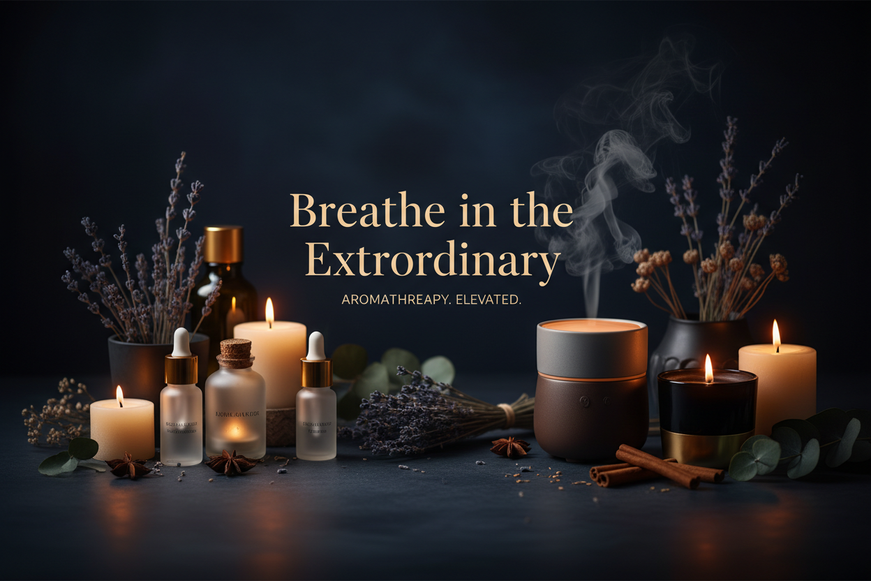 Aromatherapy Desktop with Text